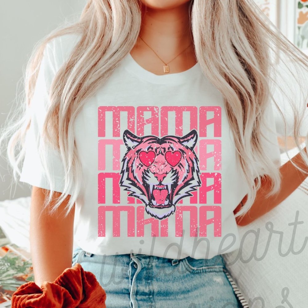 Mama Leopard Graphic Tee, Unisex Sizes XS-2X